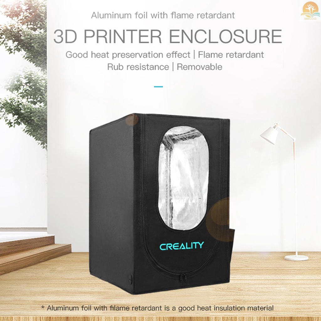 In Stock Creality 3D 3D Printer Enclosure Protection Cover Tahan Api Panas Pengawet Tahan Api Kompatibel Dengan Seri Ender-3/CP-01/Ender-2 /CR-100