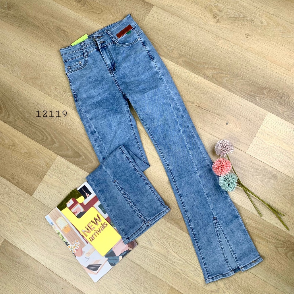 CELANA CUTBRAY SLIT KK+ JEANS FASHION SIZE S-XL PREMIUM WANITA CELANA JEANS PANJANG WANITA CUTBRAY C