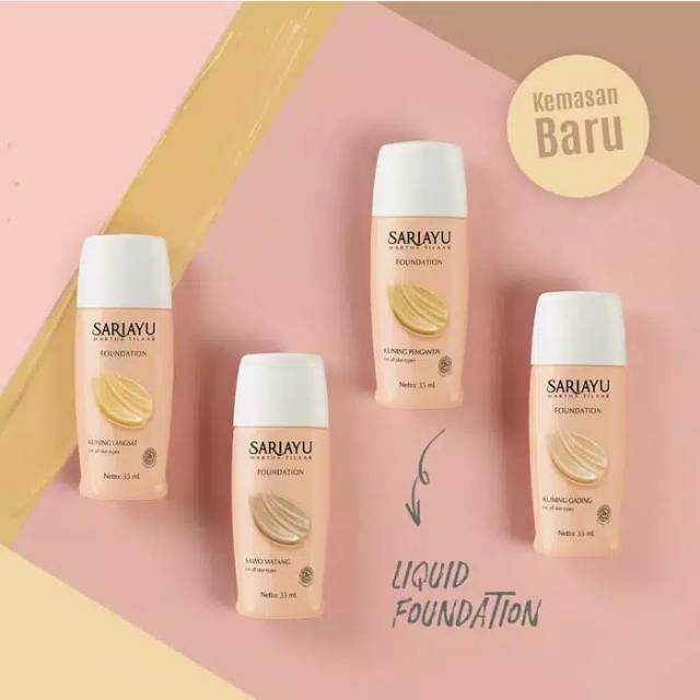 SARIAYU  Liquid Foundation 35ml - SARI AYU Alas Bedak