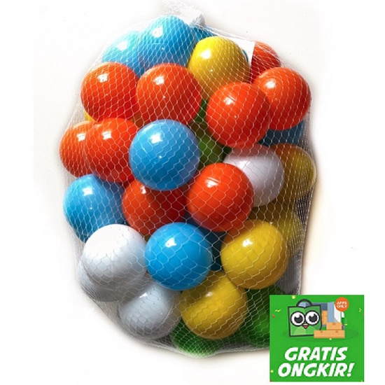 BOLA KECIL MANDI BOLA KOLAM MANDI BOLA ANAK UNTUK KERANJANG MANDI BOLA - WARNA WARNI