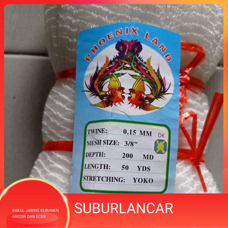 Jaring Ikan Kecil 3/8 Inchi/Jaring Udang, Jaring Ikan Wader,Ikan sepat, Ikan Lunjar