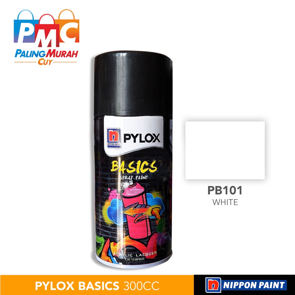 

Cat Semprot Nippon Paint PYLOX BASICS 300cc - PB101 White