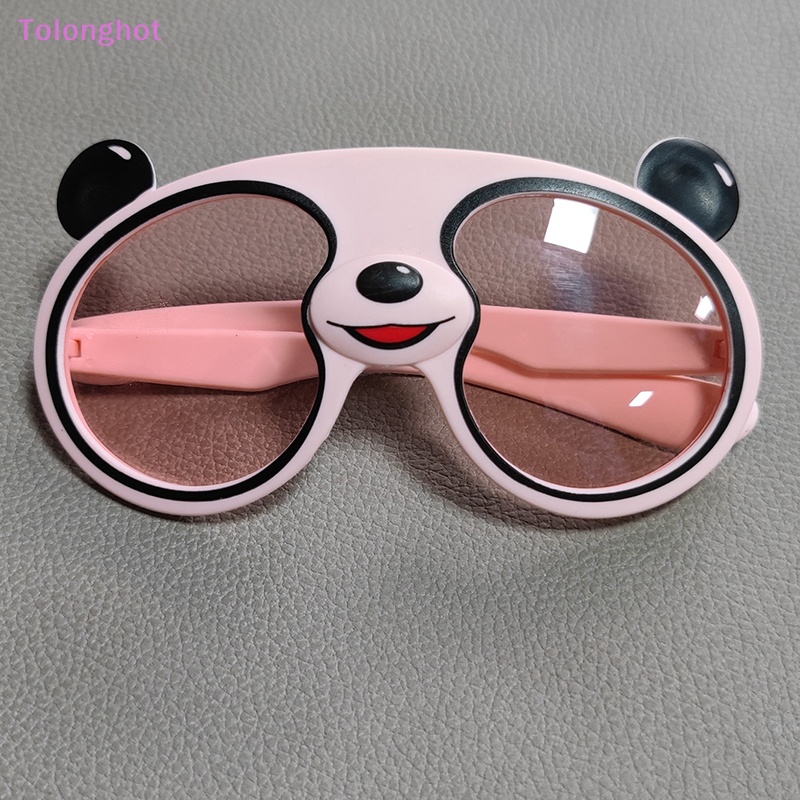 Tolonghot&gt; Kacamata Hitam Anak-Anak Lucu Bentuk Kartun Panda Kacamata Fashion Tren Kacamata Anak Dekorasi Wajah Mainan Hadiah Ulang Tahun Anak well