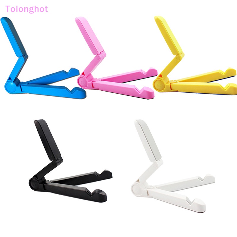 Tolonghot&gt; Holder Ponsel Tablet Lipat Universal Adjustable Desktop Stand Support Untuk IPad IPhone Table Stabilizer well