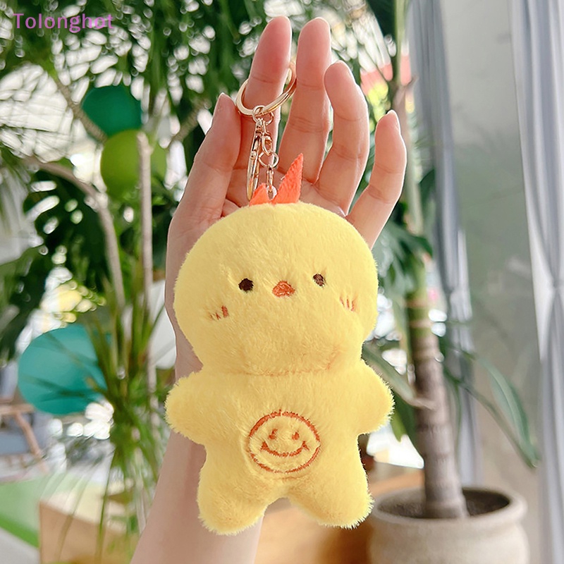 Tolonghot&gt; Kawaii Plush Animal Toy Keychain Lucu Boneka Plush Keyring Rabbit Bear Boneka Keychain Ransel Liontin Ornamen well