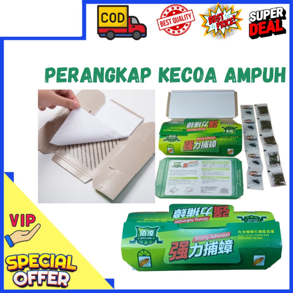 Perangkap Jebakan Kecoak Cicak Lem Pembasmi  anti Kecoa dan Cicak Mirip Hoy Hoy