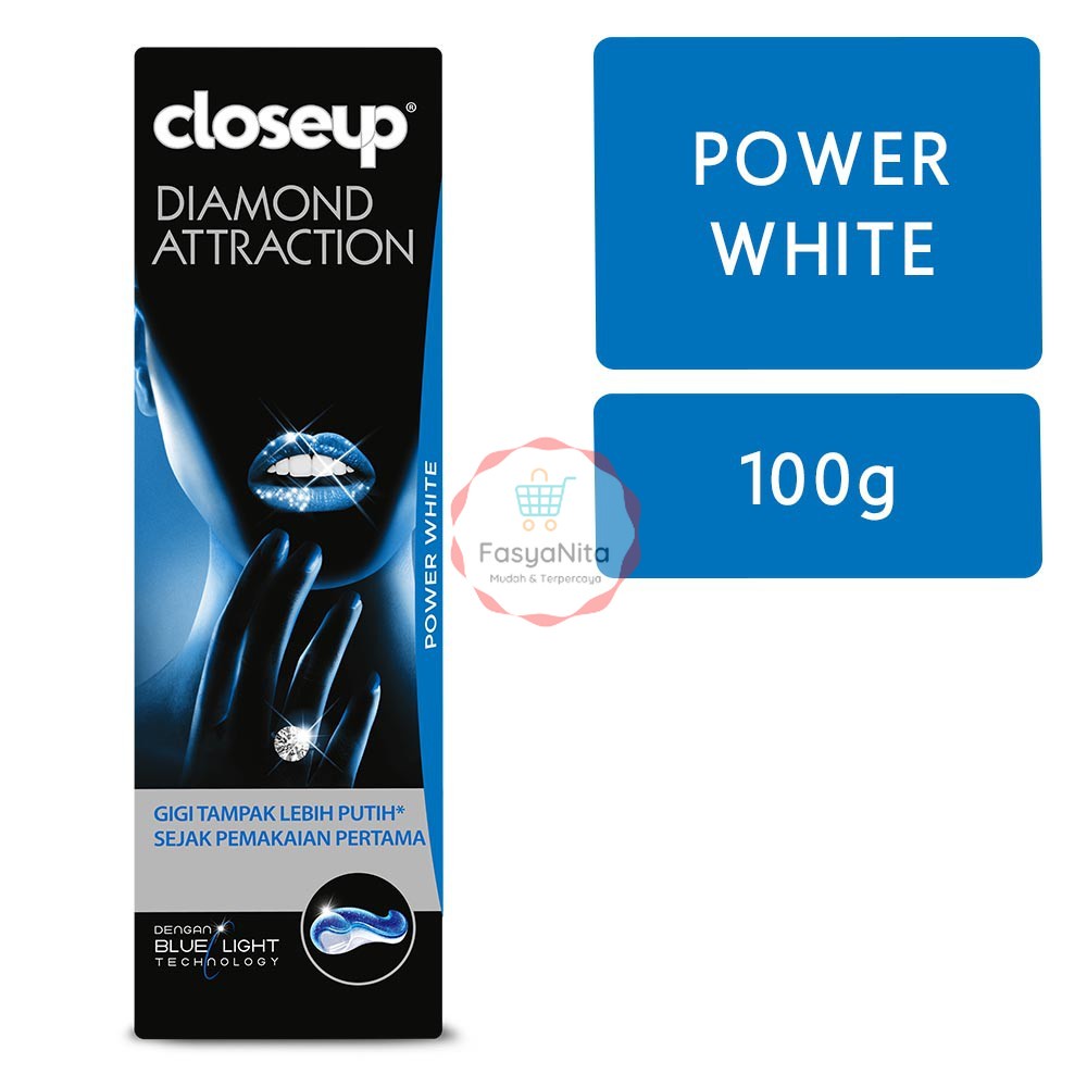 Close Up Pasta Gigi - Diamond Attraction Power White Natural Glow Smile Mineral Pink Clay Acai Berry