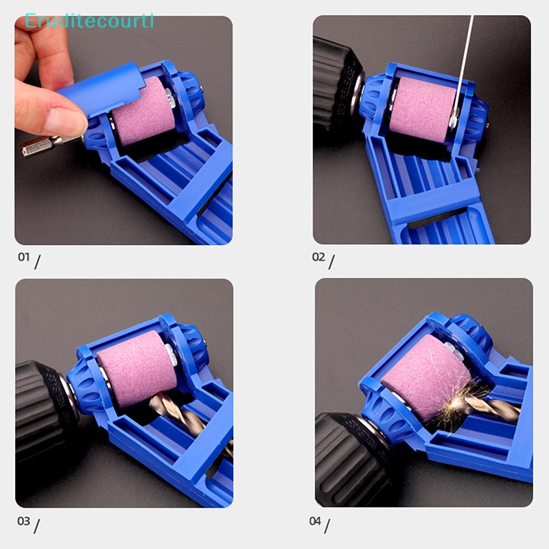 [EruditecourtI] Grinding Wheel Drill Bit Sharpener Mata Bor Set Pengasah Untuk Step Drill [New]