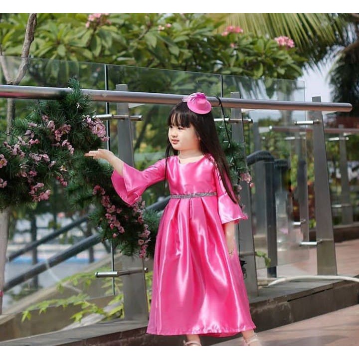 GAUN SWAN / GAUN ANAK DAN DEWASA / GAUN MODEL GAMIS / BAJU CANTIK ANAK