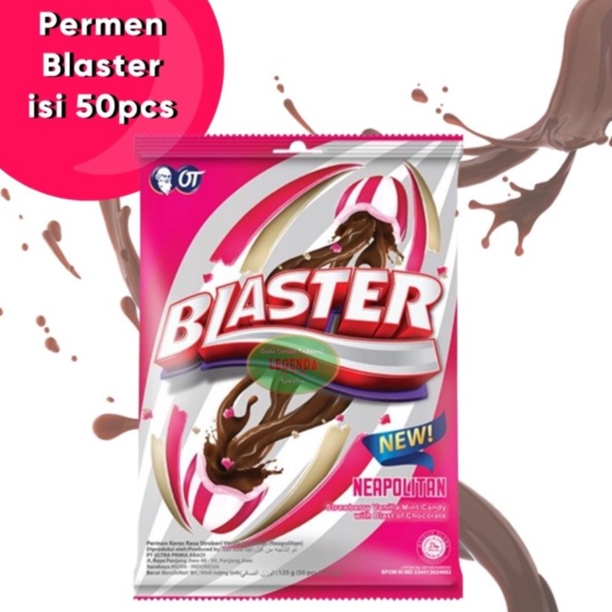 

BLASTER Permen Blaster Neapolitan 125gr isi 50 pcs ORIGINAL