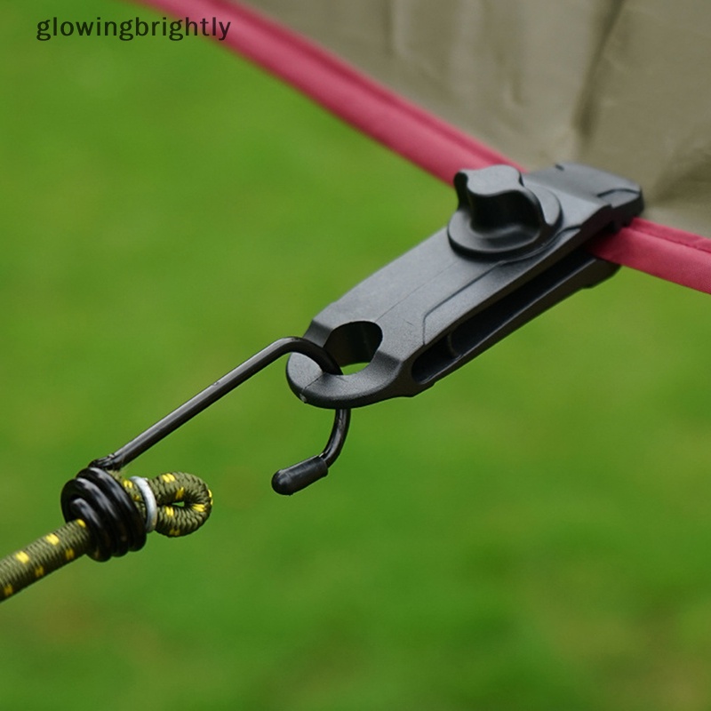 [glowingbrightly] Awning Tenda DIY Terpal Penjepit Klip Snap Kanvas Canopy Clamp Anchor Gripper Jaw Grip Trap Mengencangkan Alat Pertukangan TFX