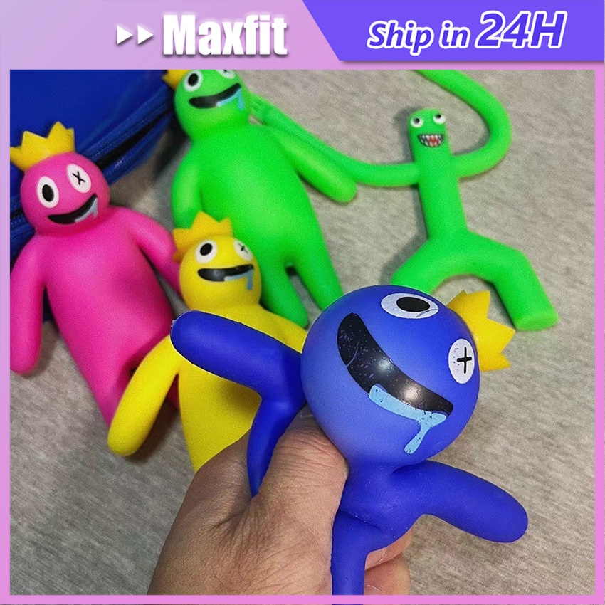 Mainan Squishy Pencet Rainbow Friends Roblox Anti Stress Squishy Tofu Toy Mainan Boneka Lucu Tarik