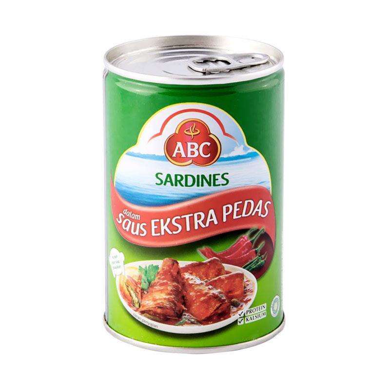 

ABC Sardines Saus Extra Pedas Makanan Kaleng [155 g]