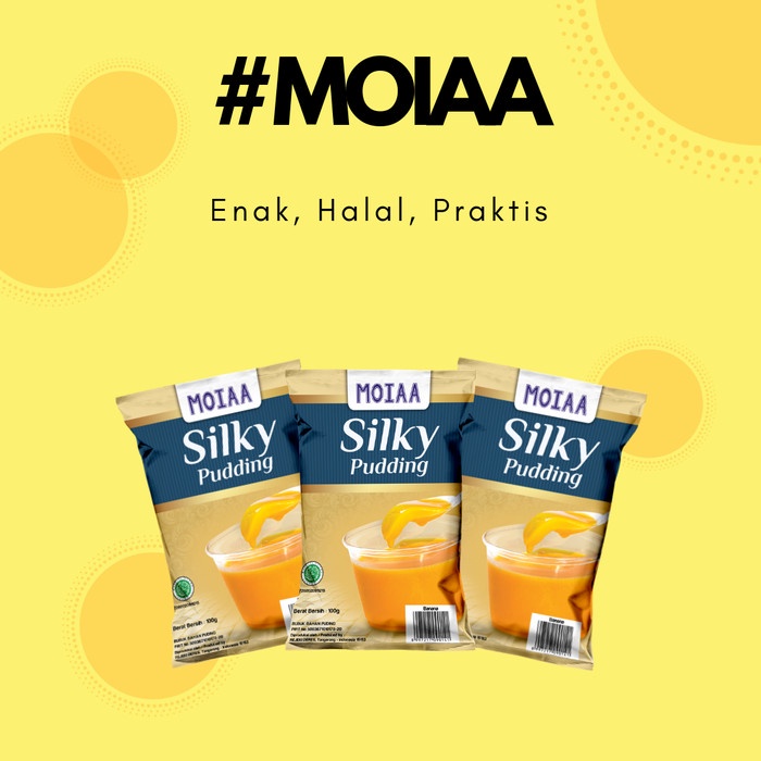 

Premix Powder MOIAA siky pudding | bubuk bahan puding | 500gram