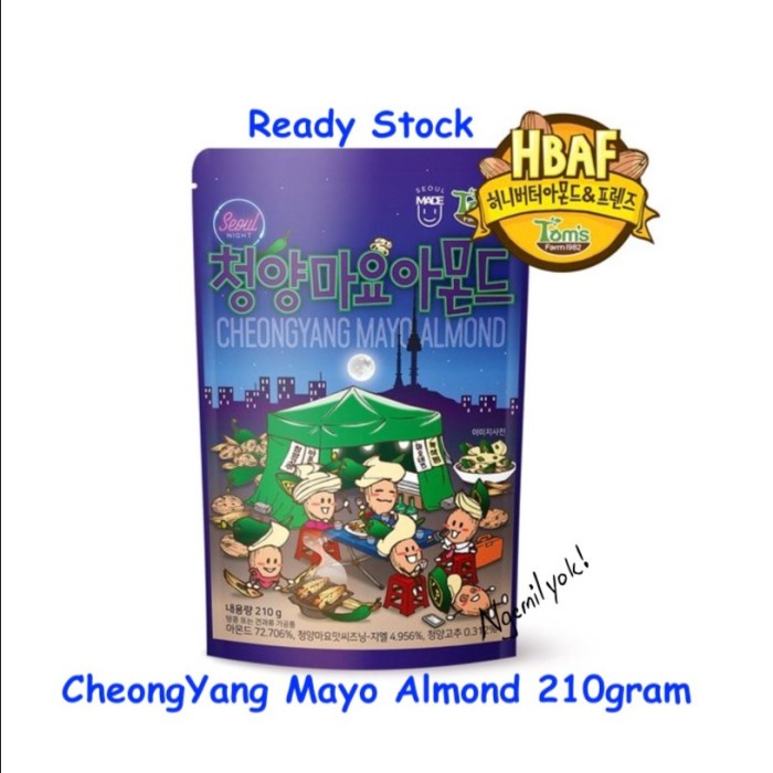 

Cheongyang Mayo Almond - Tom's Farm Korea 210gr