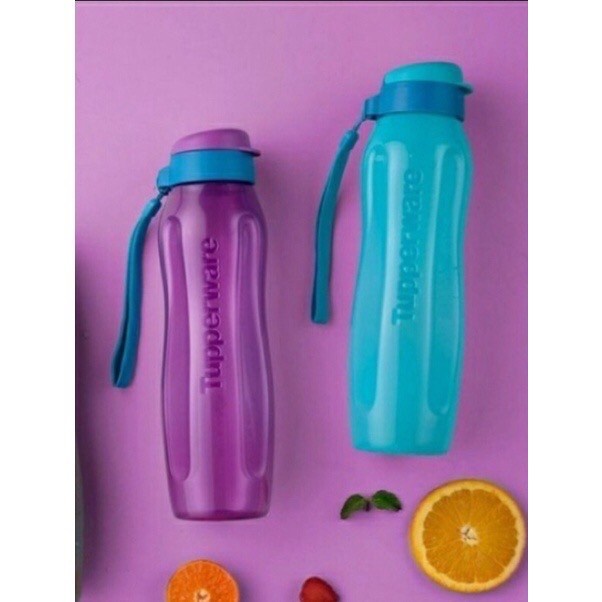 Sale Tupperware Original Eco Bottle 1L Botol Minuman 1 Liter - Biru Termurah