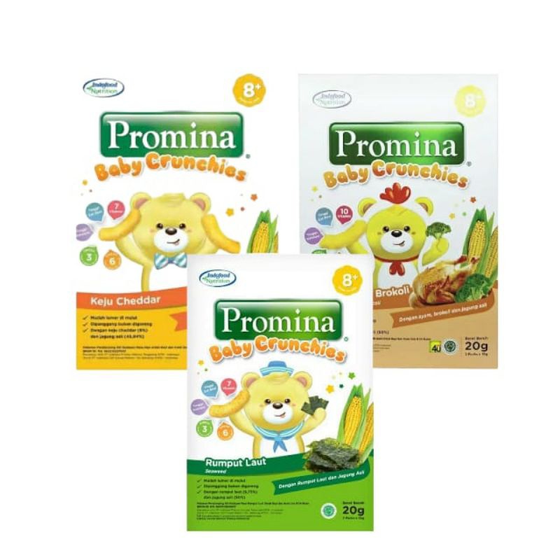 Snack Bayi | Promina Crunchies | Keju Cheddar Promina | Jajan Bayi Rasa Keju