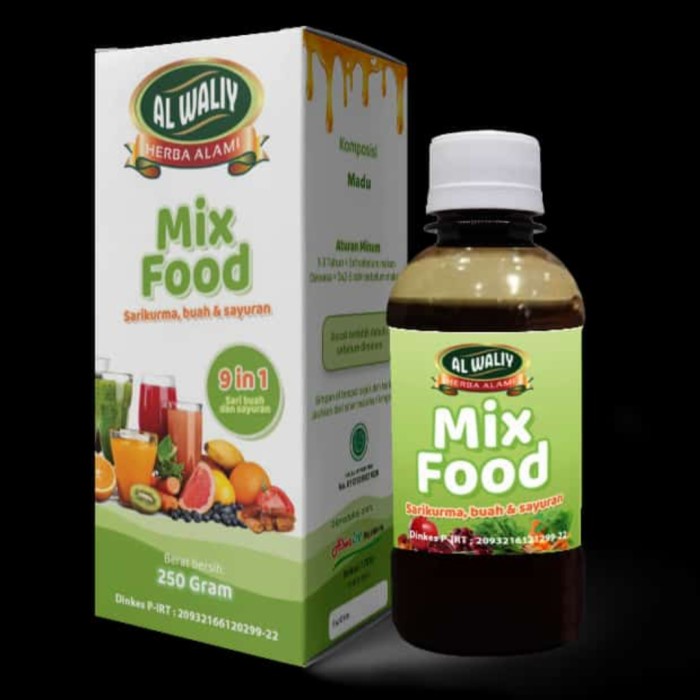 

Mix Food Alwali - Madu Sari Kurma Buah Sayuran