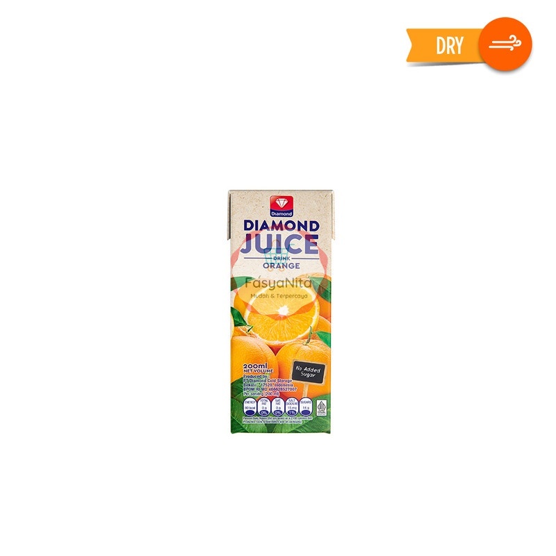 

DIAMOND JUICE UHT ORANGE 200 ML