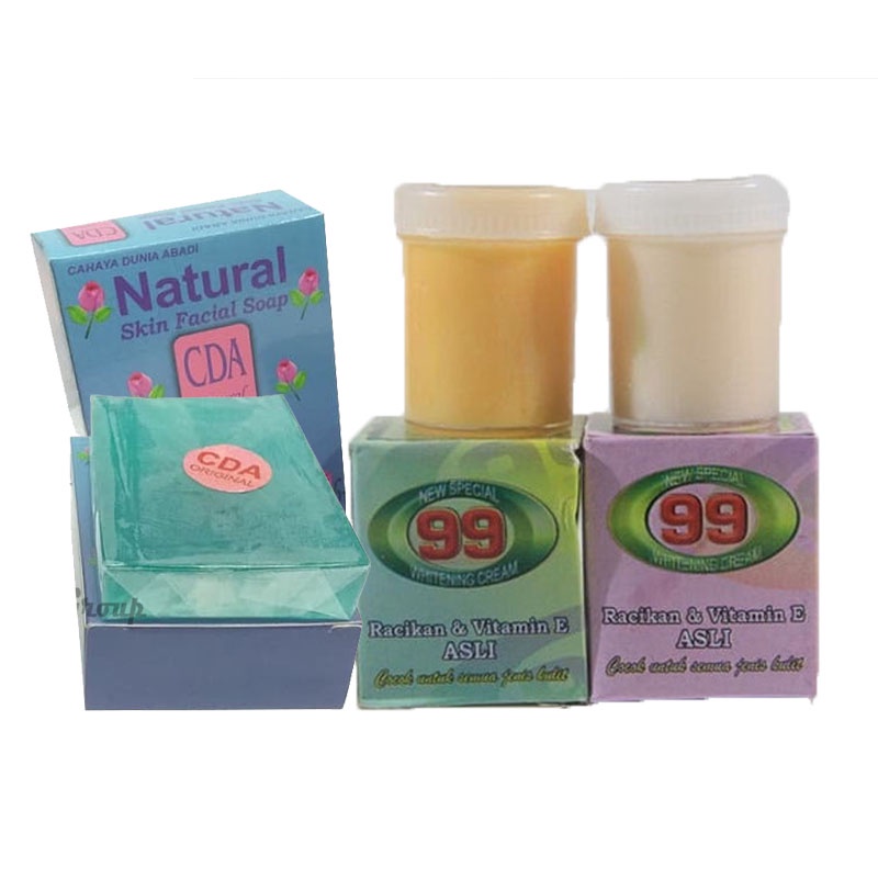 PRIZE - Cream 99 Kemasan Dus + Sabun CDA Natural Original BPOM