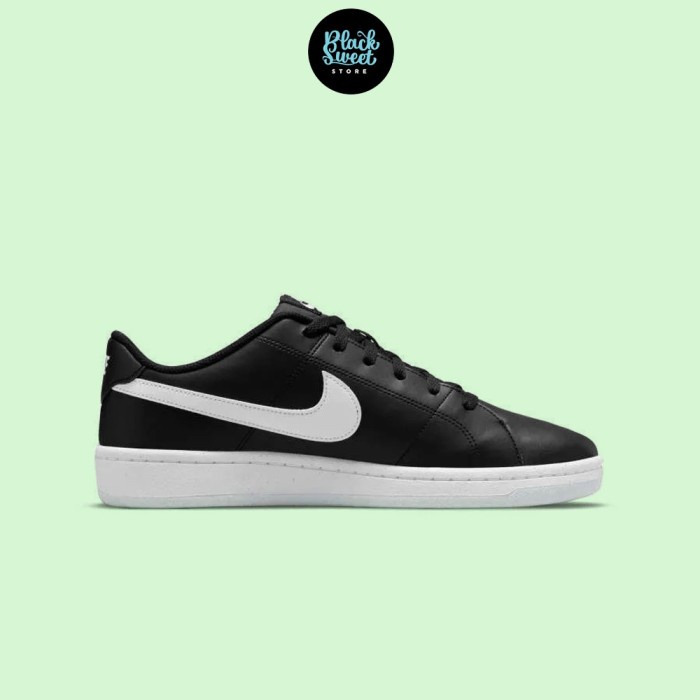 SEPATU SNEAKERS NIKE COURT ROYALE 2 NEXT NATURE BLACK - 41