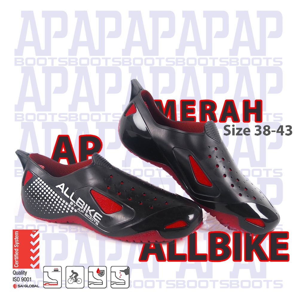 AP Boots ALL BIKE karet Anti Licin Tahan Air Hujan