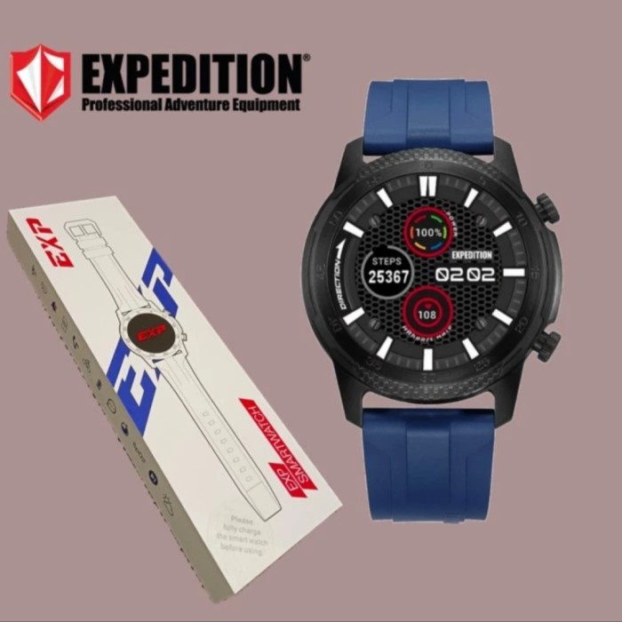 EXPEDITION SMARTWATCH ESW 1001 BLUE JAM PRIA GARANSI RESMI 1TAHUN Vs