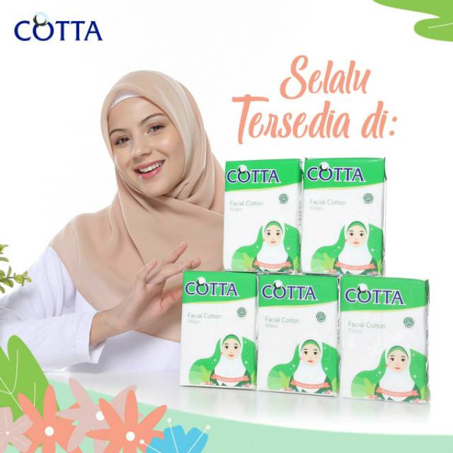 COTTA KAPAS HALAL PERTAMA-KAPAS HIJAB-KECANTIKAN-FACIAL COTTON MC