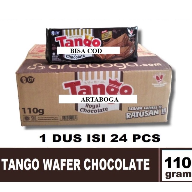 

Tango Wafer ROYAL CHOCOLATE 1 Dus Isi 24 x 110 g ORIGINAL