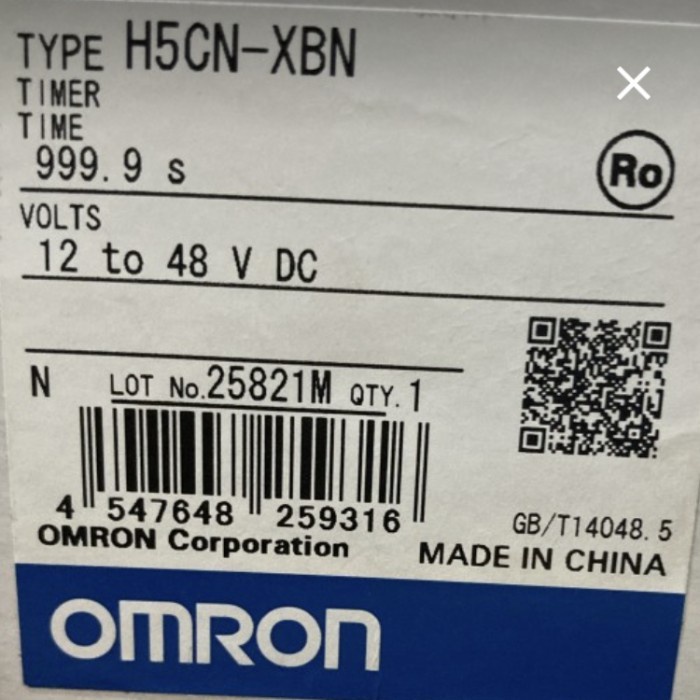 TIMER OMRON H5CN-XBN 12-48V DC BEST
