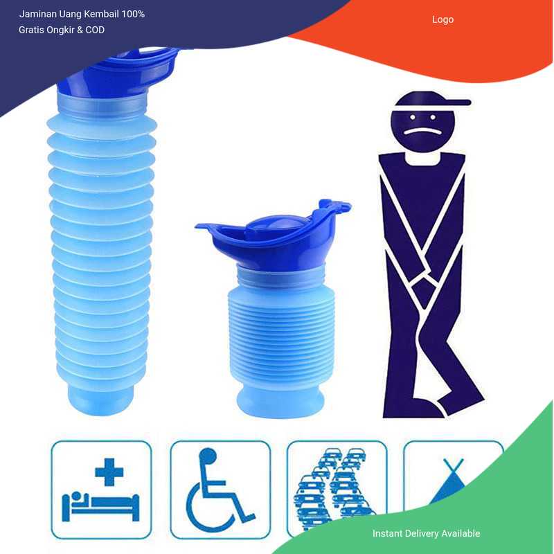 

COD PRODUK TERLARIS!! JIEMU Botol Tempat Pipis Foldable Travel Pee Bottle 750 ml - PA341 SIAP KIRIM