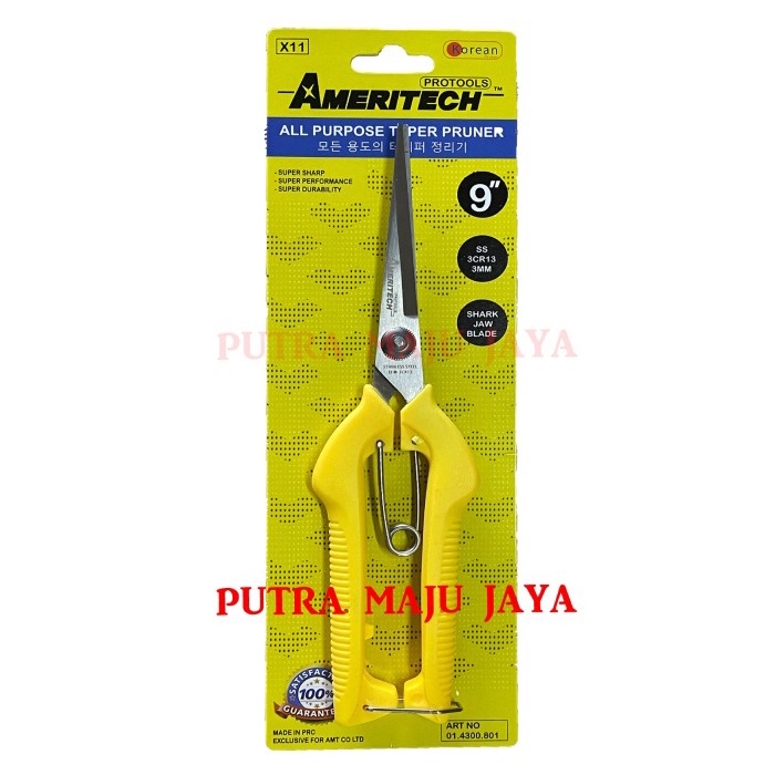 

GUNTING SERBA GUNA 9" INCH AMERITECH KOREA LURUS GUNTING DAHAN SENG