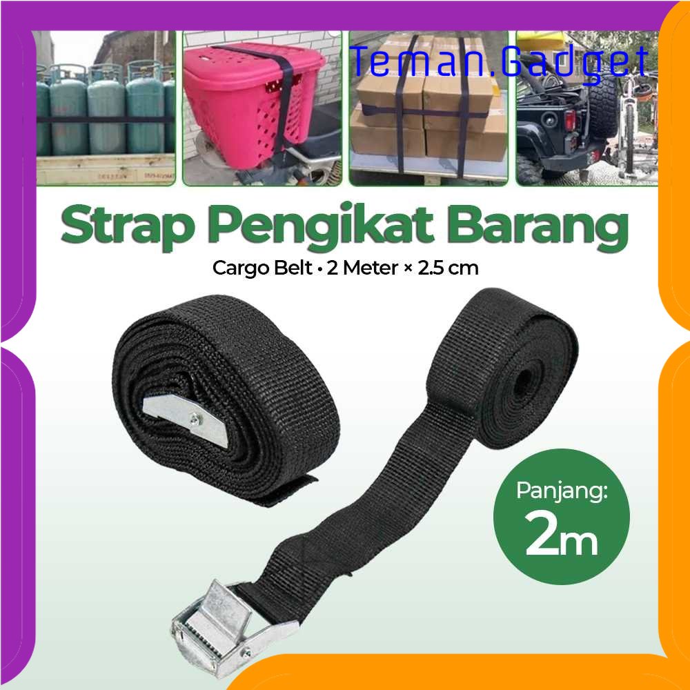 TG - TRV XhaoR Tali Strap Pengikat Barang Cargo Belt 2 Meter x 2.5 cm - XR2