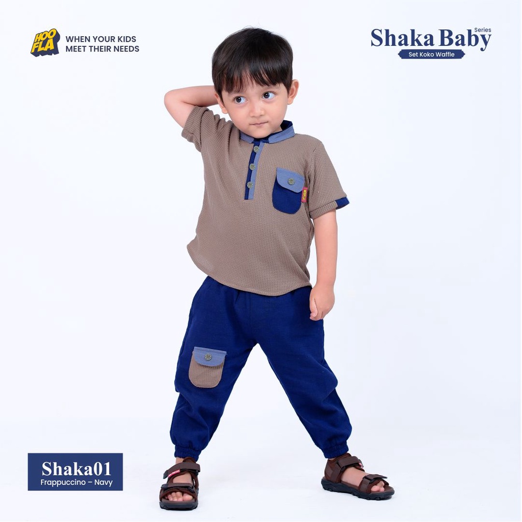 Baju Setelan Bayi Laki Laki 6 Bulan - 5 Tahun Hooflakids Shaka Setelan Koko Bayi 0 6 Bulan 6 12 Bulan Anak 1 2 Tahun 2 3 Tahun 4 5 Tahun Terbaru