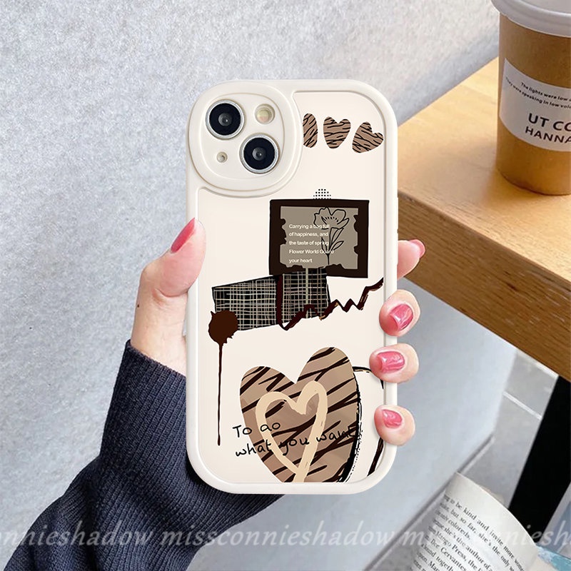 Casing Soft Tpu Pasangan Case Infinix Note8Panas9 11 10bermain10s 11s 10T Pintar5 6panas10 Lite Sederhana Bunga Cinta Hati Surat Shockproof Lembut Tpu Penutup Belakang