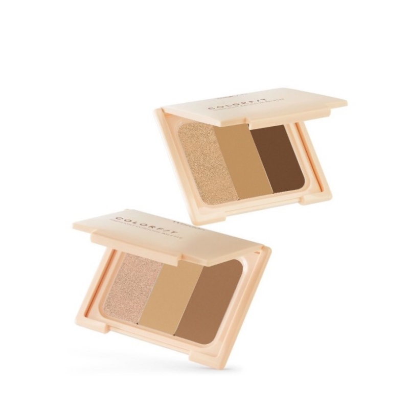 WARDAH Colorfit Highlight Contour Palette 02 Medium [ Amaze_Kosmetik ]