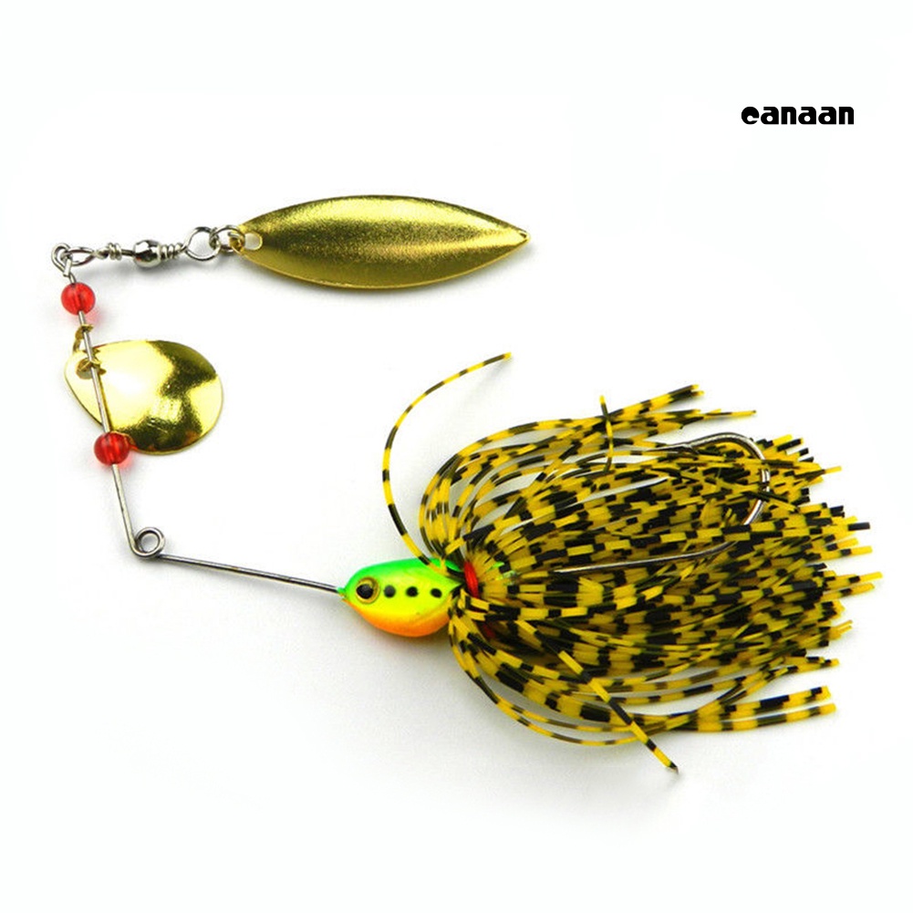 Cnn-5pcs Jenggot Unik Logam Mengkilap Lembaran Umpan Pancing Bass Hooks Spinner Bait Tackle