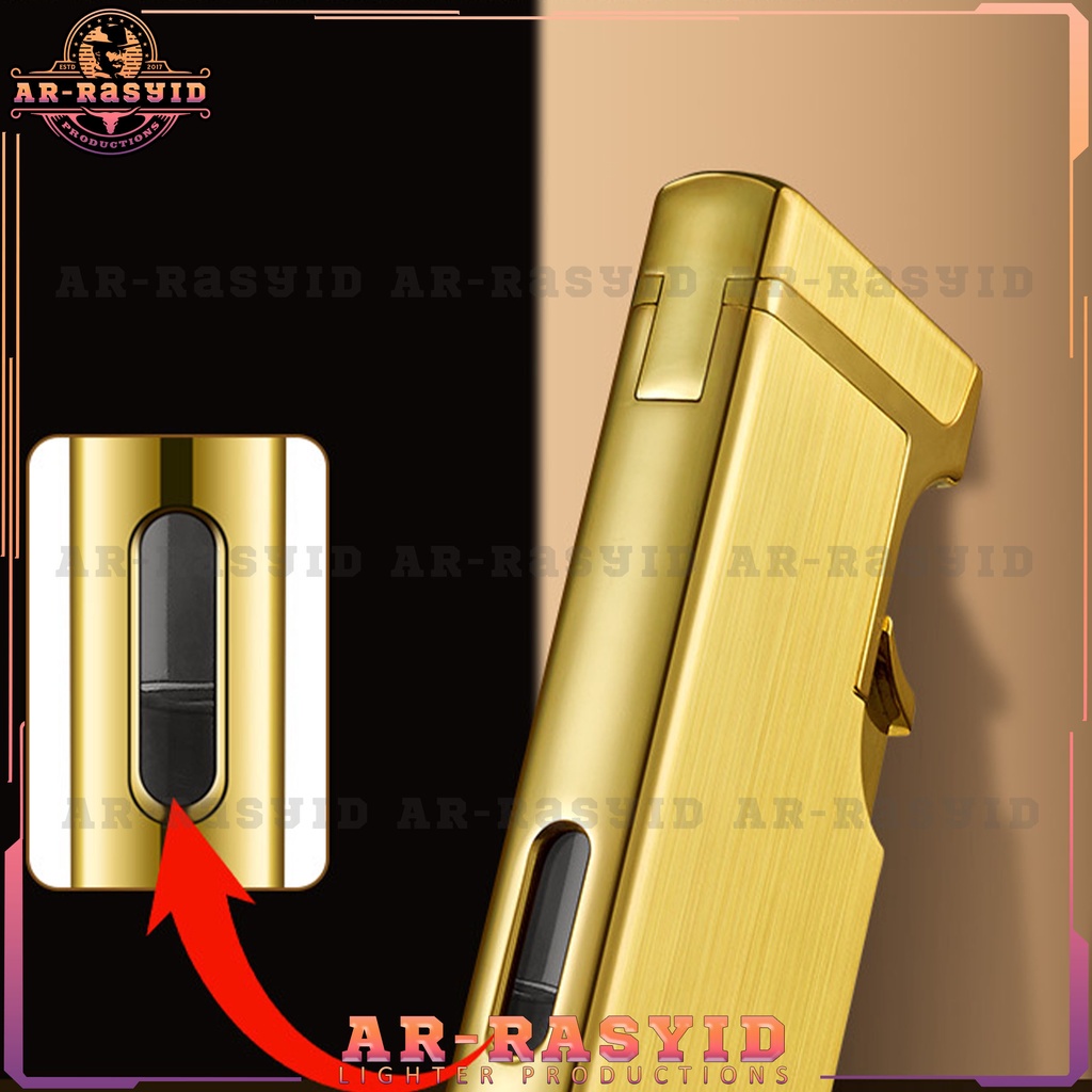 TERBARU! Korek Api Las Gas 2 Api Shuang Huo Lighter HD-231 2046 BISA COD!