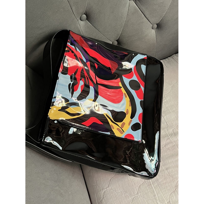 Sera Art Series 2023 Baru Grafiti Tote Tas Wanita Kapasitas Besar Tas Bahu Commuter Tas Niche Messenger Bag