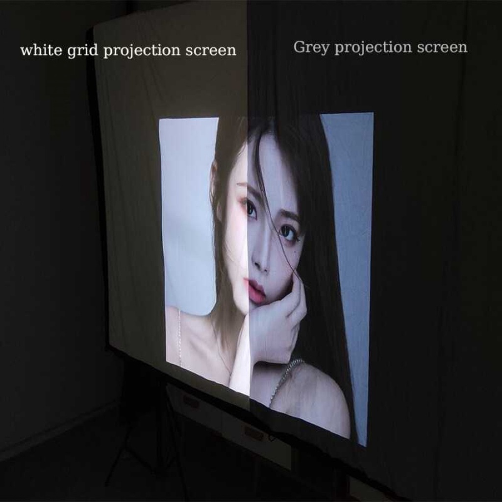 Kain Layar Proyektor 16:9 Anti Light Ambient Screen Curtain