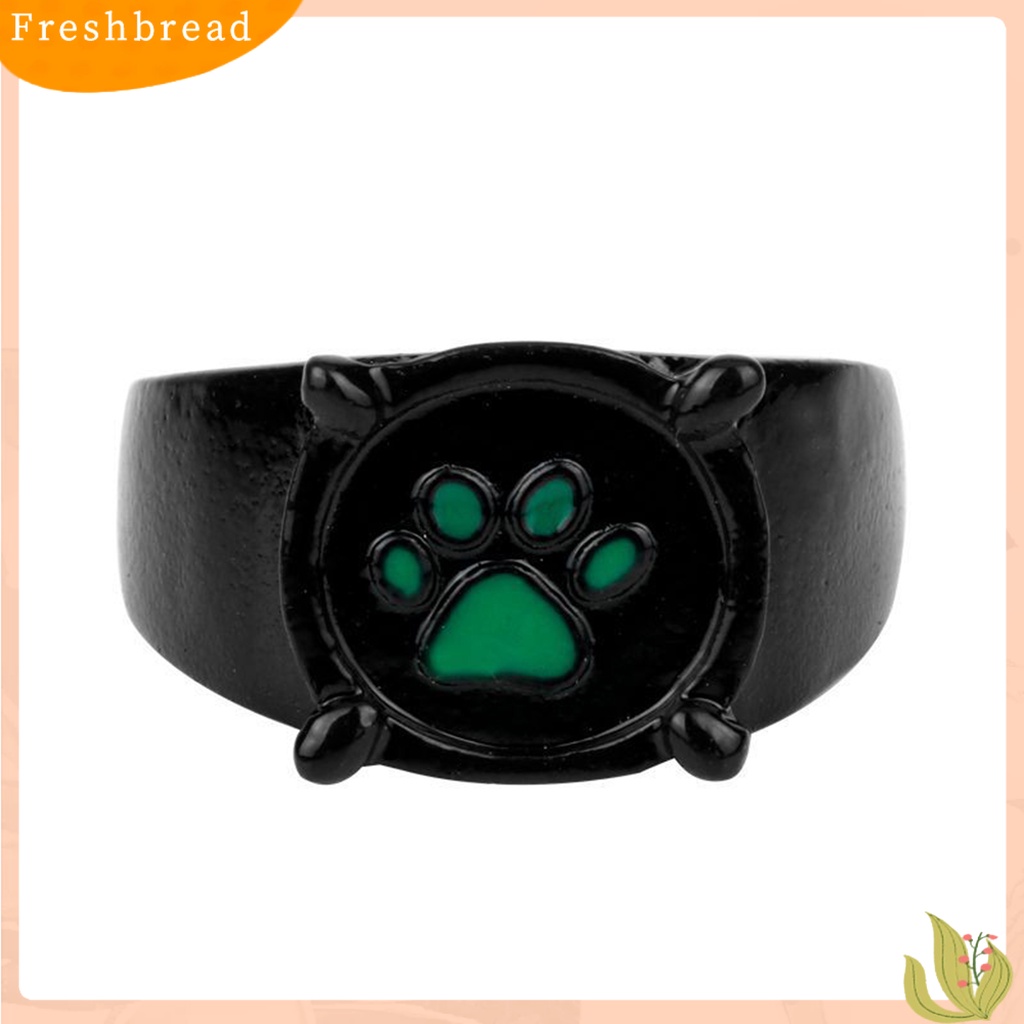 &lt; Freshbread &gt; Cincin Unisex Cosplay Anime Cats Dog Anime Paw Ring Aksesori Fashion Untuk Hadiah