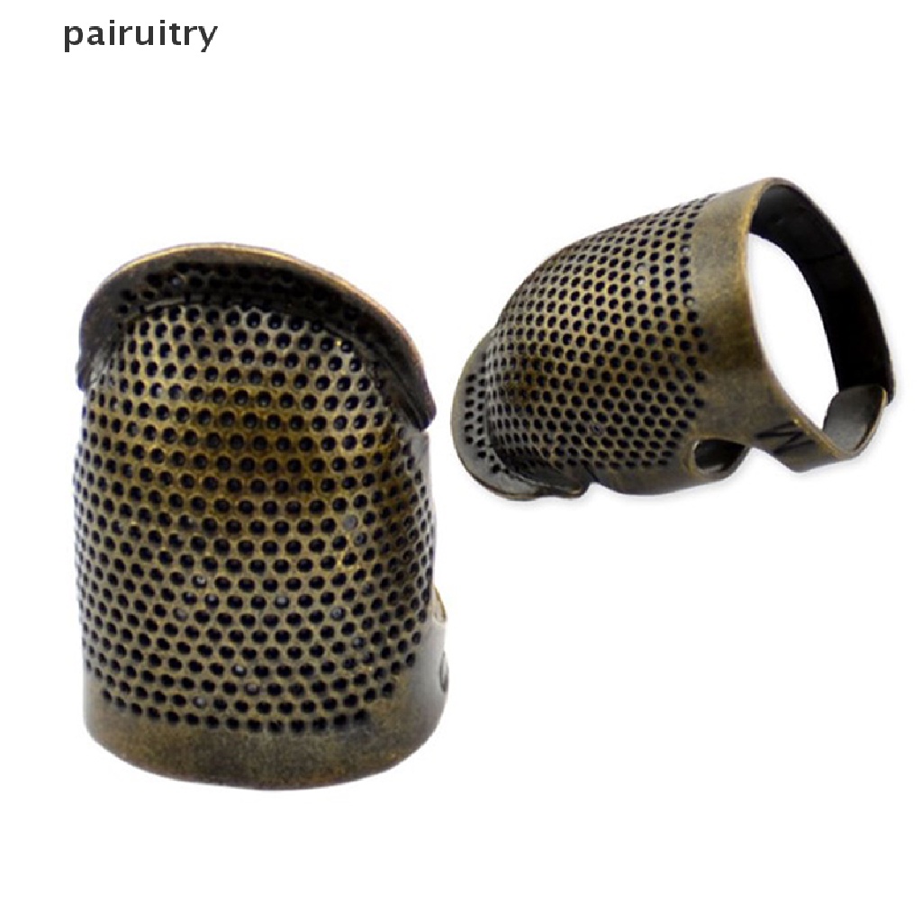 Pelindung Jari PRT Antik Gold Thimble Metal Aksesoris Jahit Jahitan PRT