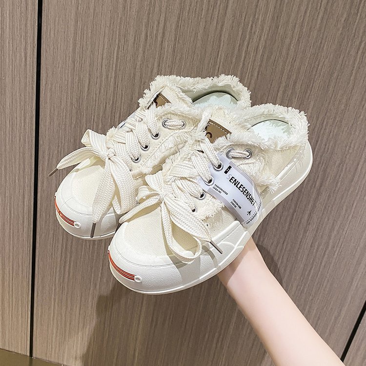 GRATIS BOX HS-0287 Sepatu Kanvas Wanita Sneakers Korea Casual Style Chaehyun Shoes Import