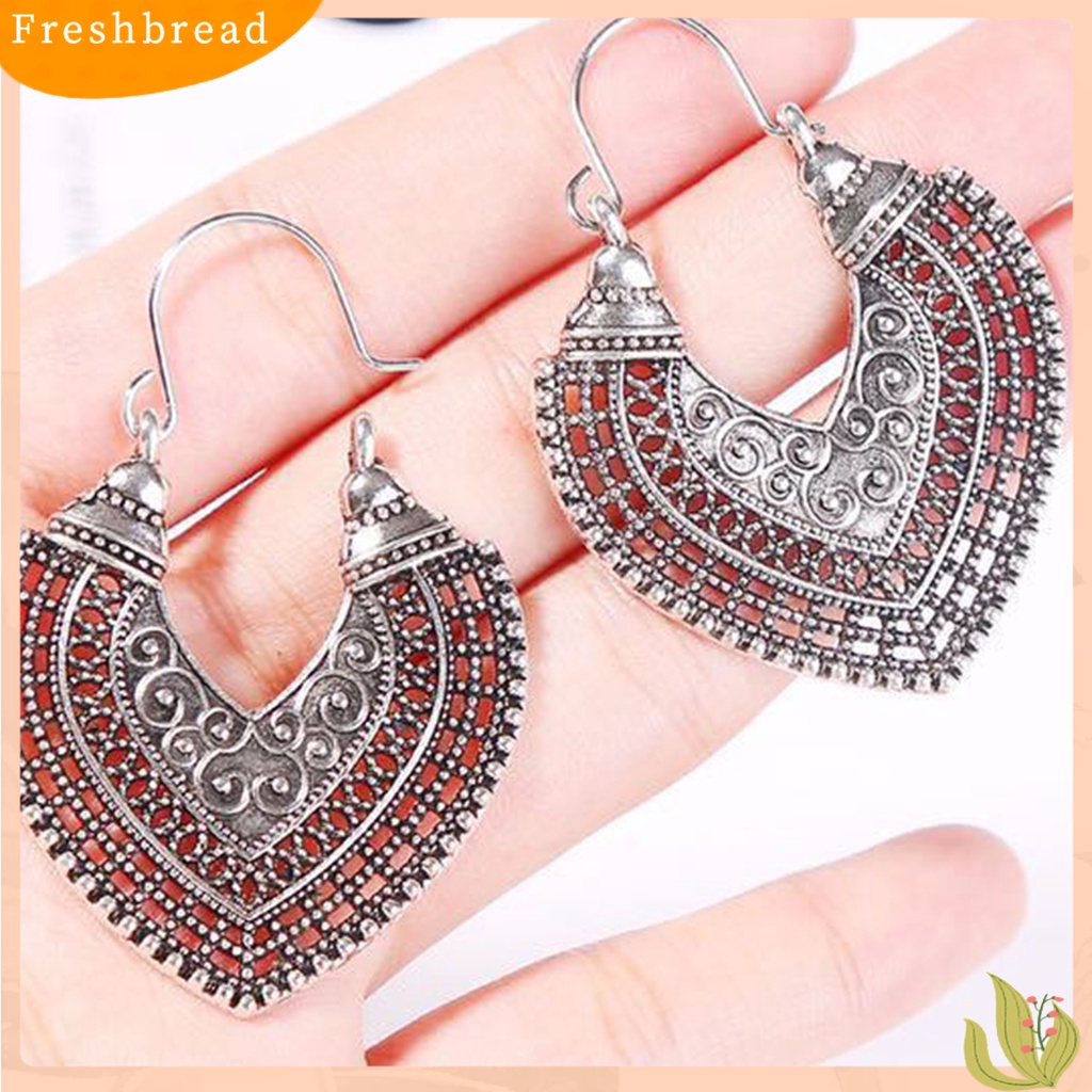 &lt; Freshbread &gt; 1pasang Anting Vintage Drop Fashionable Anting Bohemian Panjang Set Perhiasan Boho Untuk Travel