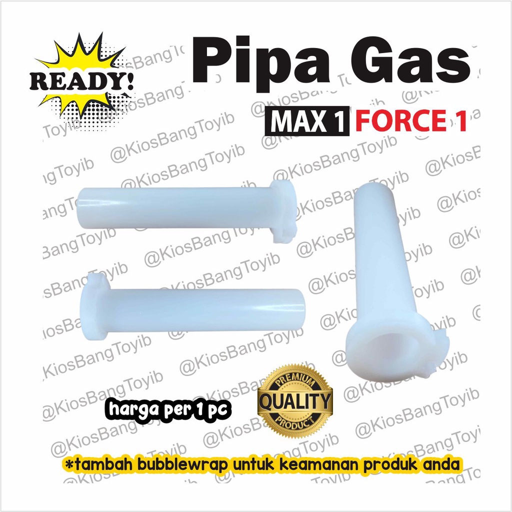 Pipa Gas Only Selongsong Putih Yamaha FORCE1 ZR FIZR F1ZR (MAX1)