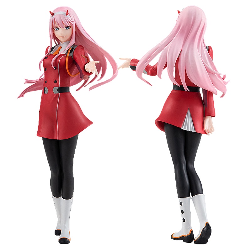 Darling In The FRANXX 18cm Zero Two Figure Mainan Desktop Dekorasi Koleksi Model Mobil Rumah Hias