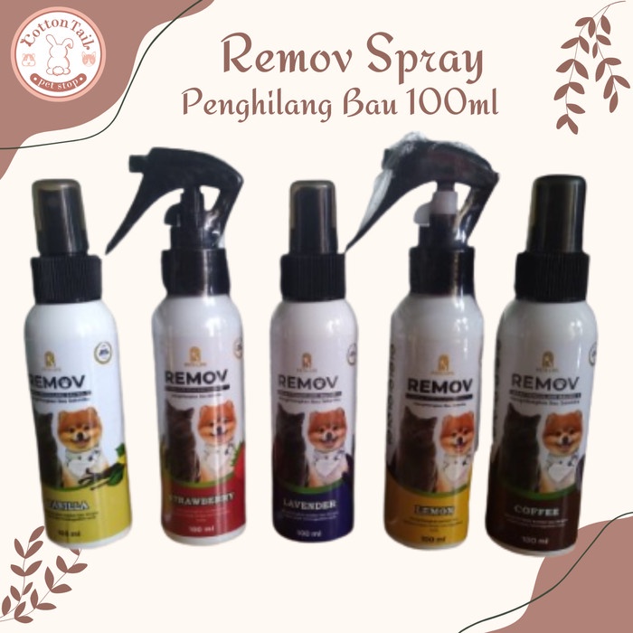 Remove Penghilang Bau Spray 100ml - Penghilang Bau Kucing Anjing 100ml