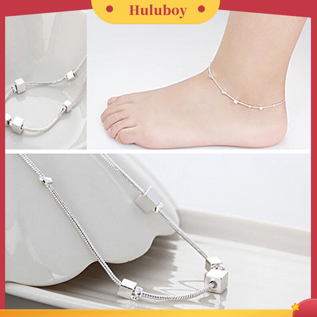 {Ready Stock} Gelang Kaki Indah Adjustable Wanita Bintang Hati Manik-Manik Liontin Kaki Gelang Untuk Belanja