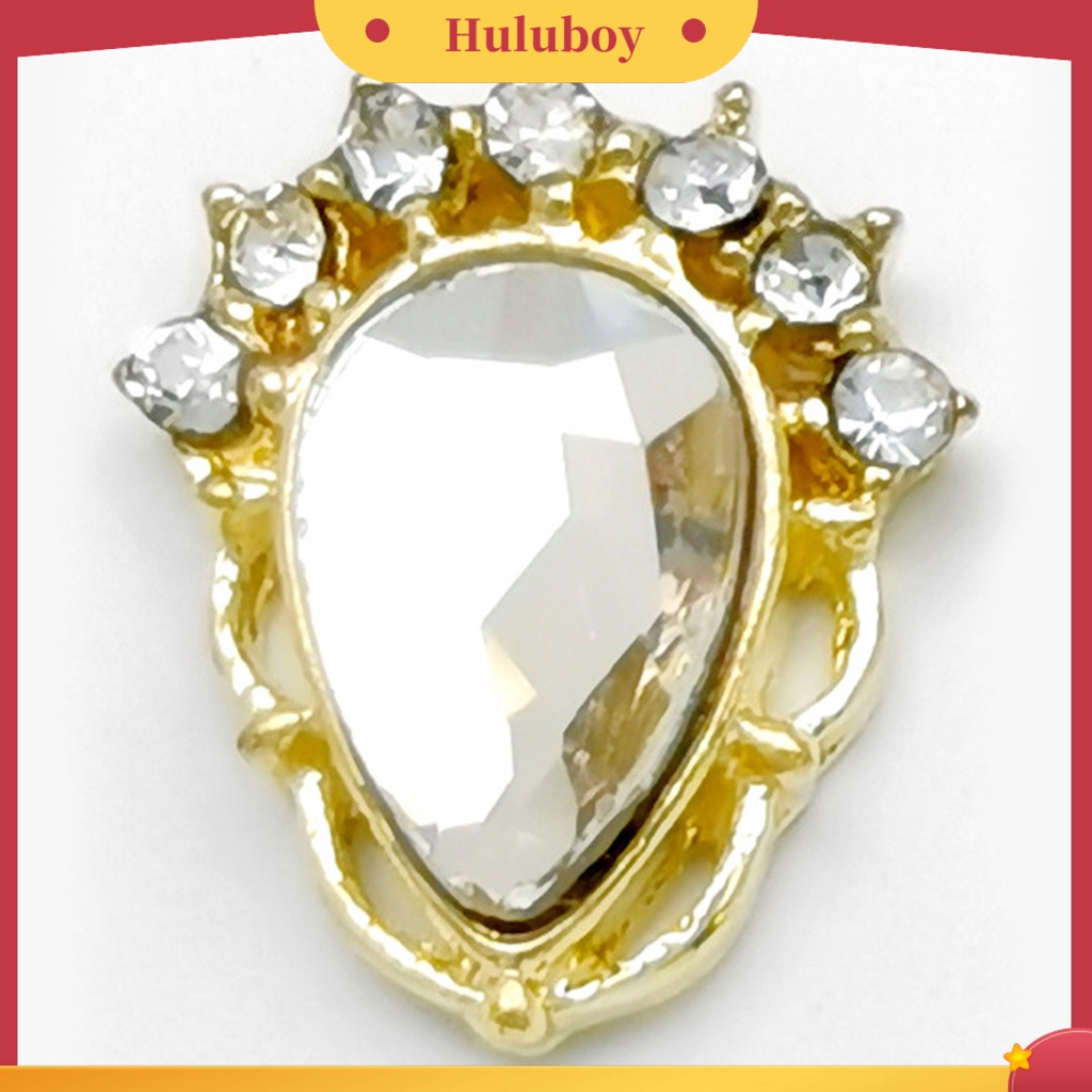 {In Stock} 10Pcs Ornamen Manicure Shiny Efek Visual Kreatif Bentuk Desain Berlian Imitasi Berkilau Hias Alloy 3D DIY Nail Art Perhiasan Manicure Ornaments Untuk Salon Kuku