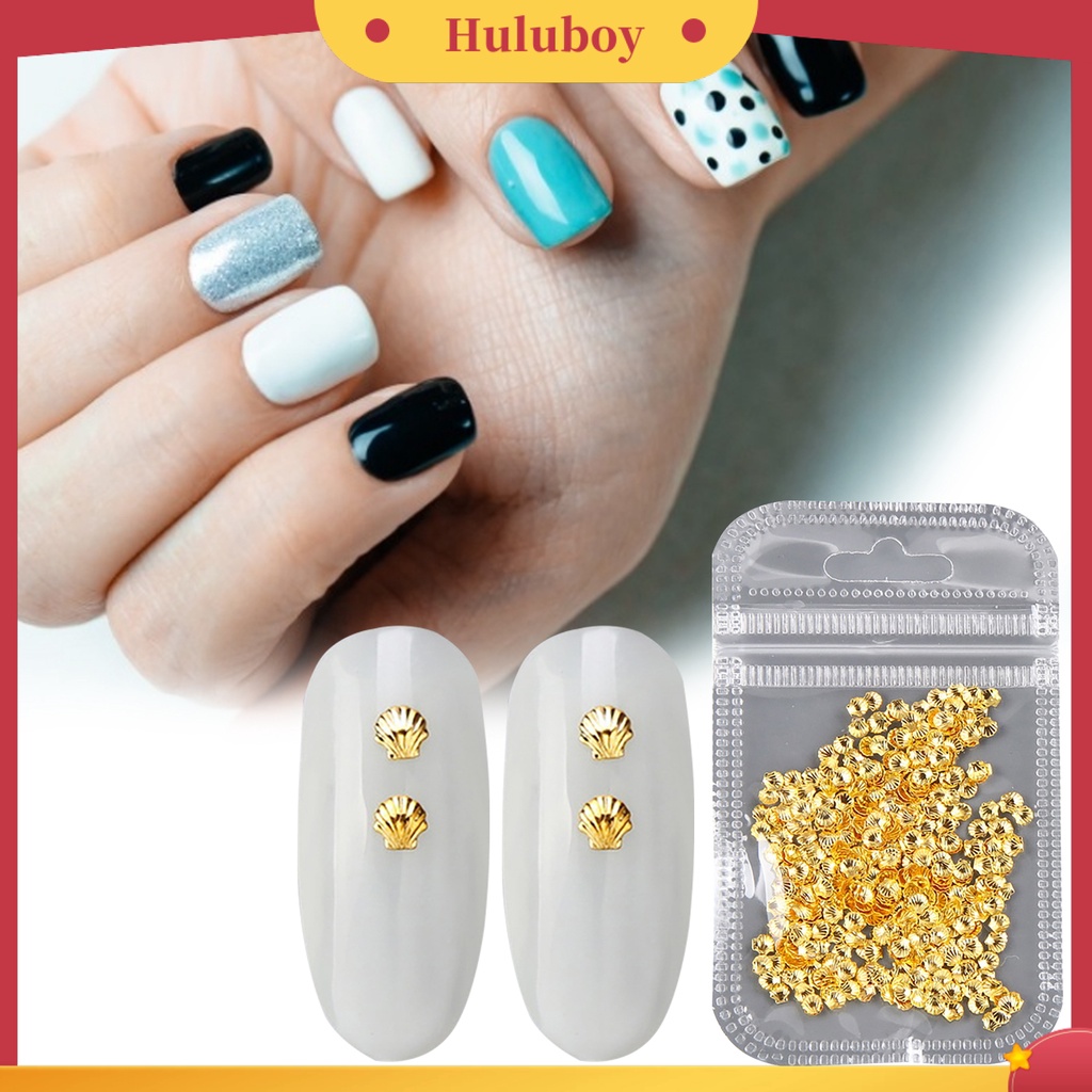 {In Stock} 500Pcs/Pack Stud Nail Art Desain Hollow Dekorasi Kuku Logam Fashion Manicure Rivet Sequin Untuk Kecantikan